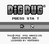 Dig Dug screenshot 3 for GameBoy